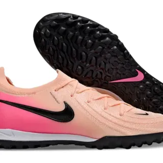 Nike Mercurial Vapor parte superior de tricô rosa bege colorway gradient grama artificial sapatos de futebol