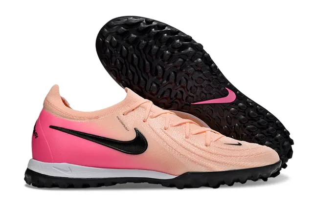 Nike Mercurial Vapor Pink Beige Knit Upper Gradient Colorway Turf Soccer Shoes 1