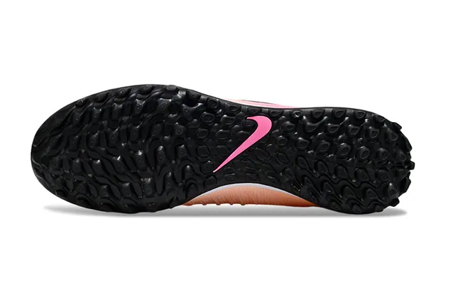 Nike Mercurial Vapor Pink Beige Knit Upper Gradient Colorway Turf Soccer Shoes 6