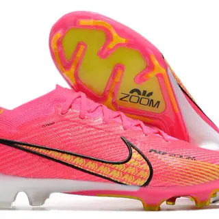 Nike Mercurial Vapor Pink Yellow Firm-Ground Soccer Shoes