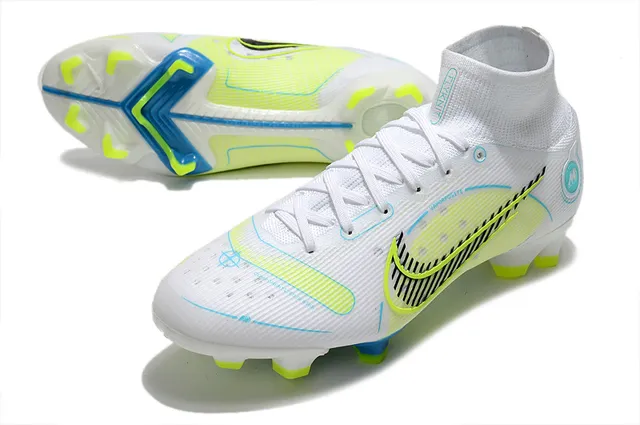 Nike Mercurial Vapor Blanco Azul Multicolor Firm-Ground Zapatos de fútbol 13