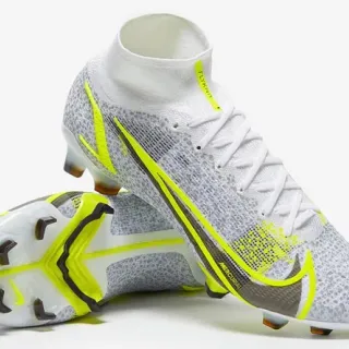 Nike Mercurial Vapor White Volt Firm-Ground ফুটবল জুতা
