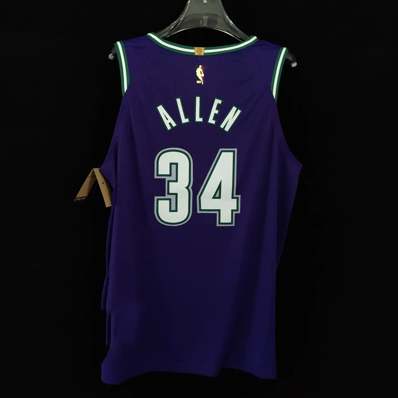 Nike Milwaukee Bucks Classic Vintage Purple Jersey 2