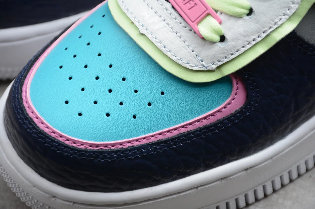 Nike Multicolor Deconstructed Multi-Panel Upper Textured Leather Overlays Lifestyle Sneakers 9