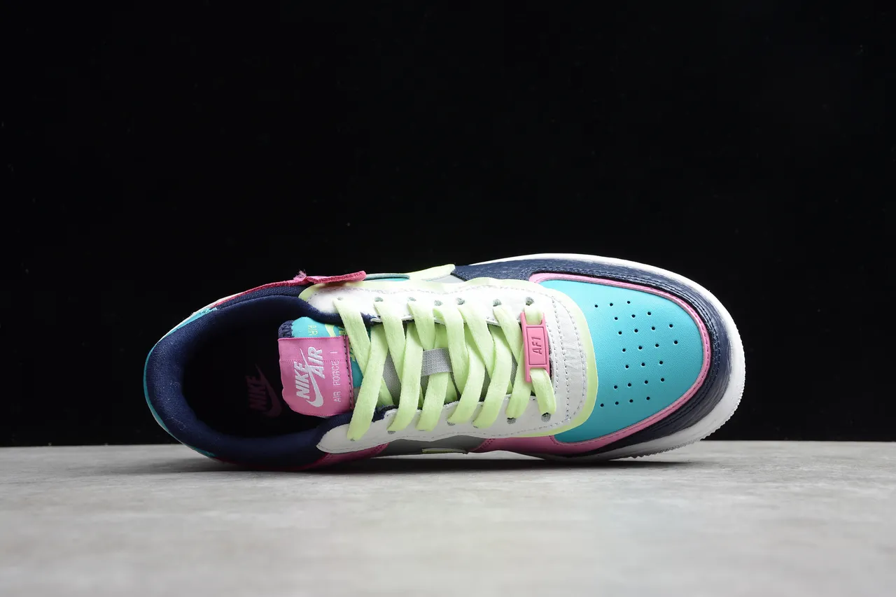 Nike Multicolor Deconstructed Multi-Panel Upper Textured Leather Overlays Lifestyle Sneakers 13