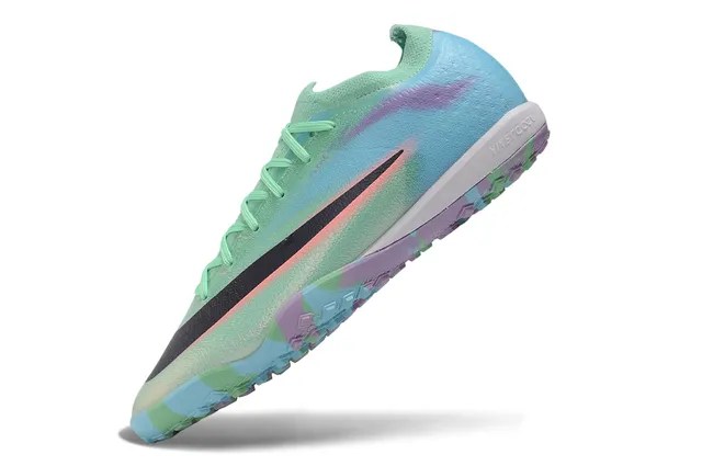 Nike Multicolor Low-Cut Sock-Fit Collar Gradient Marbled Upper Artificial-Grass Soccer Shoes 7