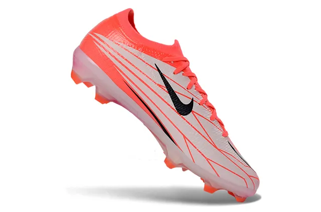 Nike কমলা কালো Flyknit উপর লো-কাট কলার Firm-Ground সকার জুতা 2