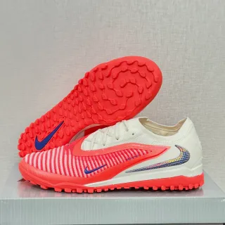 Nike Orange White Low-Cut Gripknit Upper Turf Soccer Shoes