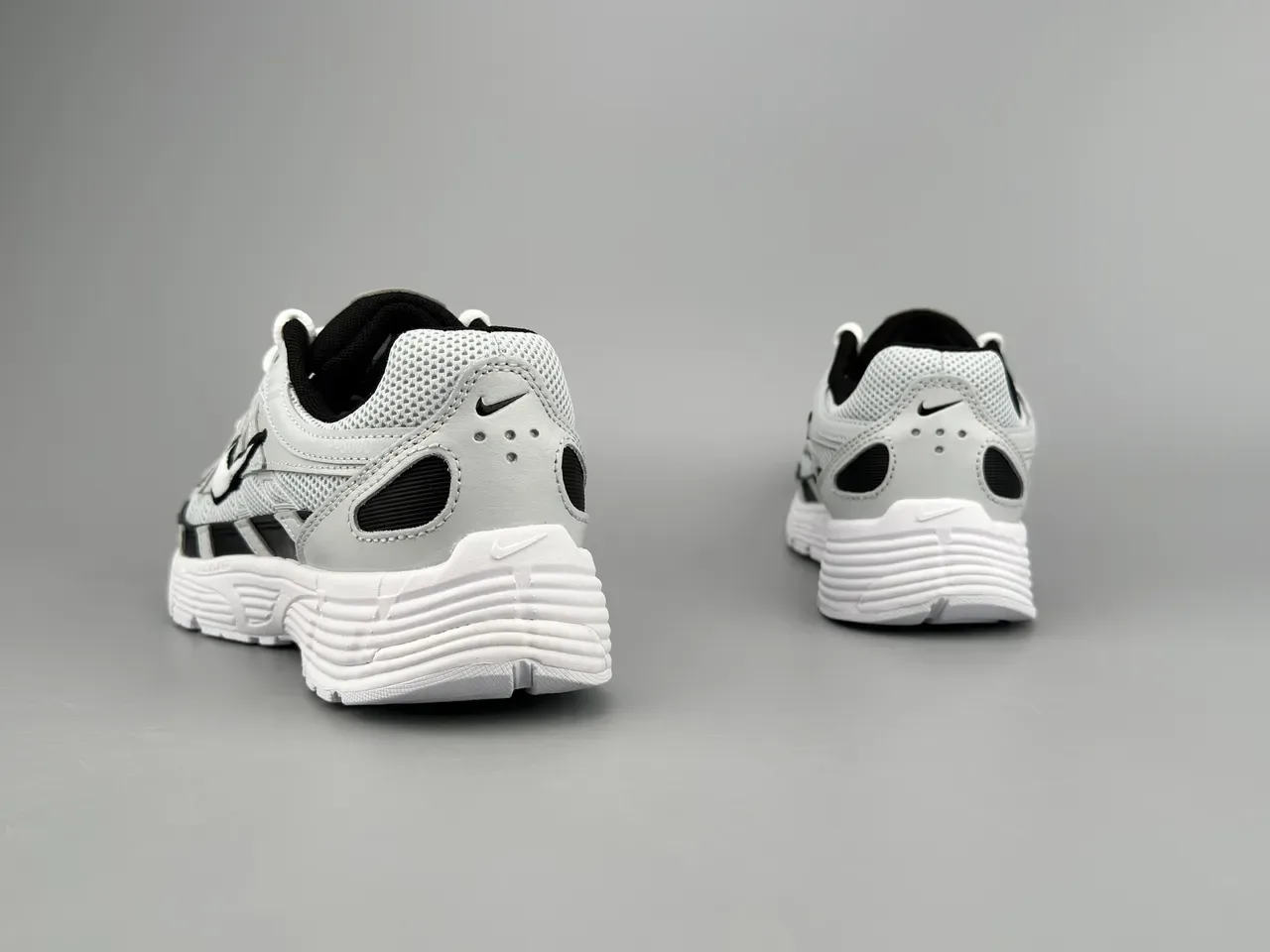 Nike P-6000 Light Gray and Black Lifestyle Sneakers 4