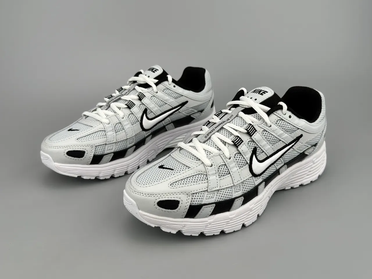 Nike P-6000 Light Gray and Black Lifestyle Sneakers 9