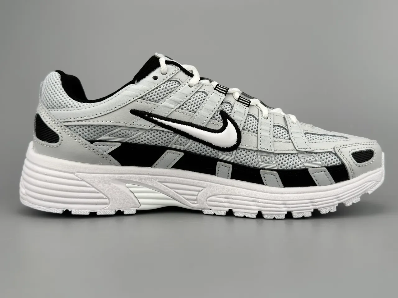 Nike P-6000 Light Gray and Black Lifestyle Sneakers 10