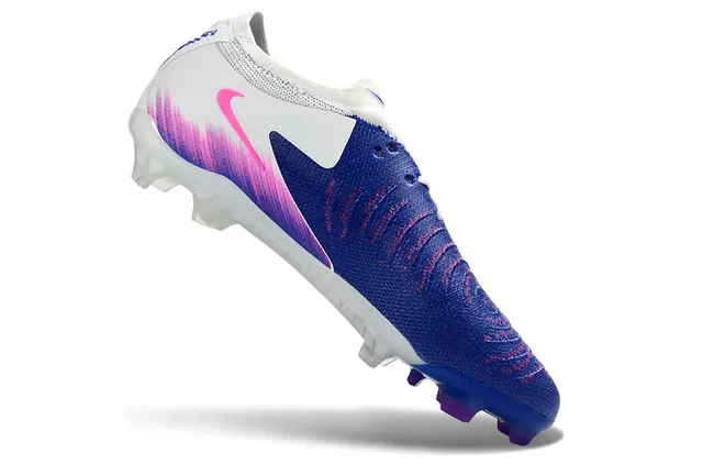 Nike Phantom GT Multicolor Purple Knit Upper Gradient Colorway Firm-Ground Soccer Shoes 2