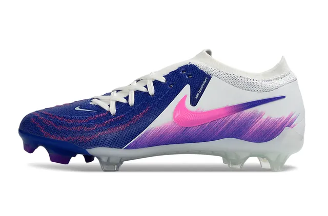 Nike Phantom GT Multicolor Purple Knit Upper Gradient Colorway Firm-Ground Soccer Shoes 7