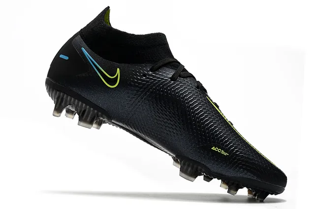 Nike Phantom GT Sapatos de futebol rosa prata com corte alto, ajuste para meias, gola, para terreno firme 18