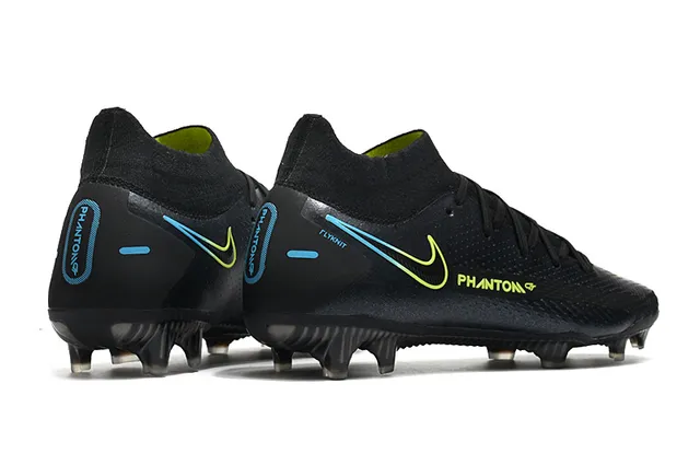 Nike Phantom GT Sapatos de futebol rosa prata com corte alto, ajuste para meias, gola, para terreno firme 22