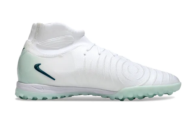 Nike Phantom GT Turf Chaussures de football Turf Blanc Mint Teal Faceted Swoosh Turf 16