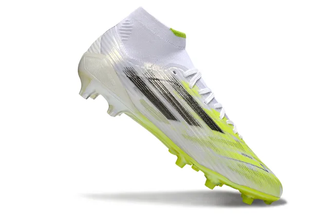 Nike Phantom GT White Lime Green Firm-Ground Soccer Shoes 2