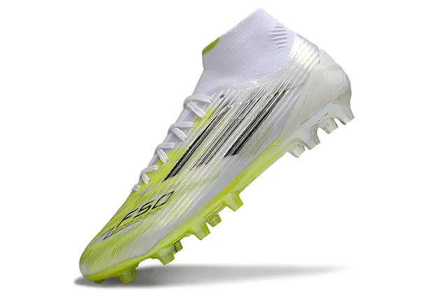 Nike Phantom GT White Lime Green Firm-Ground Soccer Shoes 3