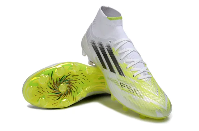 Nike Phantom GT White Lime Green Firm-Ground Soccer Shoes 4