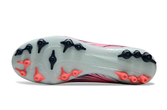 Nike Phantom GT White Pink High-Cut Sock-Fit Upper Firm-Ground Soccer Shoes 6