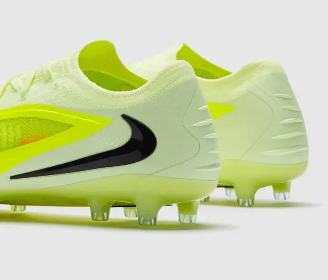 Nike Phantom GT Sapatos de Futebol Amarelo Laranja Upper de Tricô Cadarços Assimétricos para Campo Firme 3