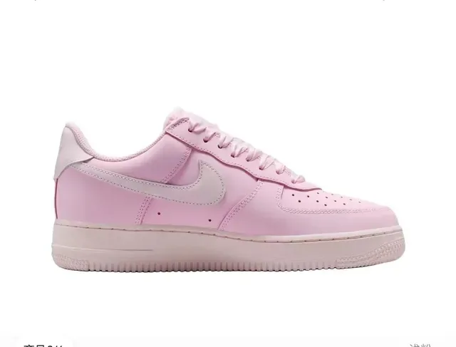Nike Pink Low-Top Monochromatic Lifestyle Sneakers 6