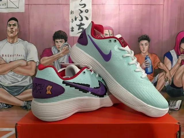 Nike Pixel Monster Mint Green Purple Red Lifestyle Sneakers 2