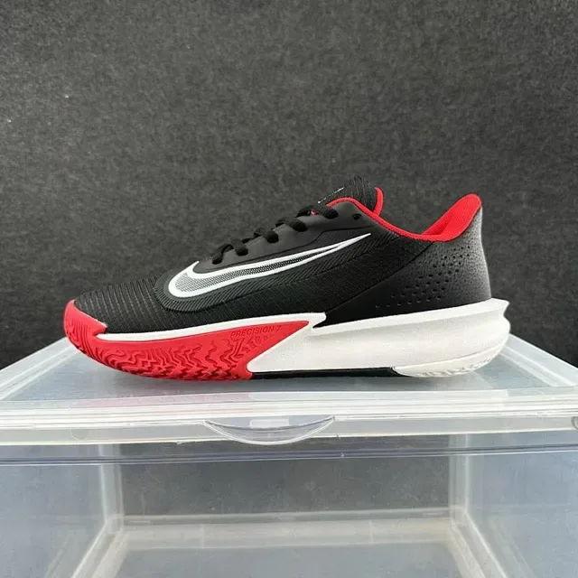 Nike Precision 7 Black Red White Lifestyle Sneakers 2