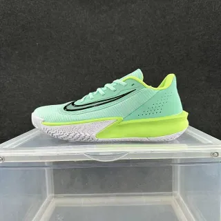Nike Precision 7 Mint Green and Neon Lime Basketball Shoes