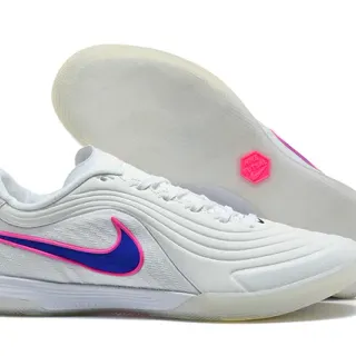 Nike Tiempo Legend Indoor White Pink Blue Indoor Soccer Shoes