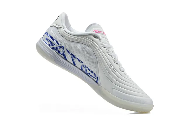 Nike Tiempo Legend Indoor blanc rose bleu chaussures de football indoor 3