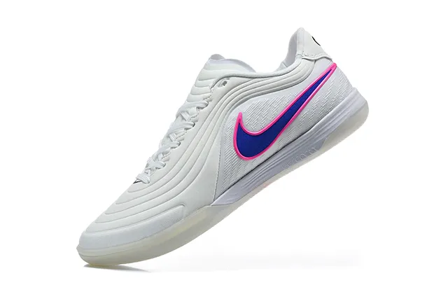 Nike Tiempo Legend Indoor blanc rose bleu chaussures de football indoor 4