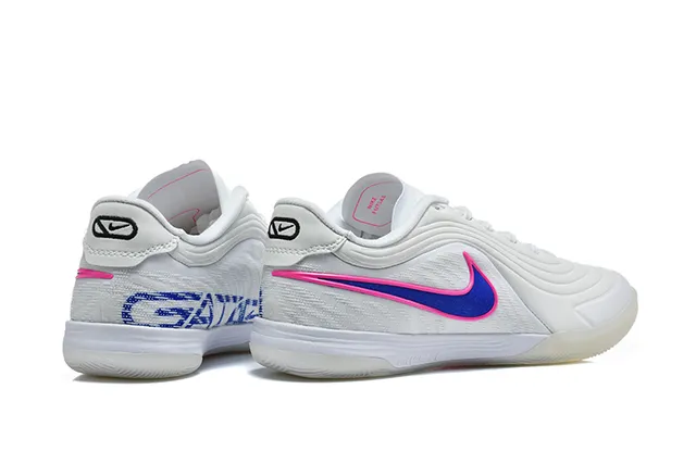 Nike Tiempo Legend Indoor blanc rose bleu chaussures de football indoor 5