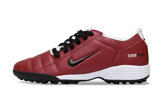 Nike Total 90 III Burgundy White Black Turf Soccer Shoes 3