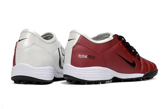 Nike Total 90 III Burgundy White Black Turf Soccer Shoes 5