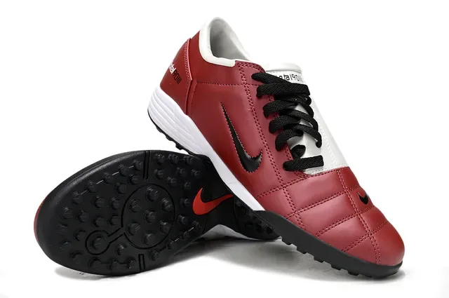Nike Total 90 III Burgundy White Black Turf Soccer Shoes 6