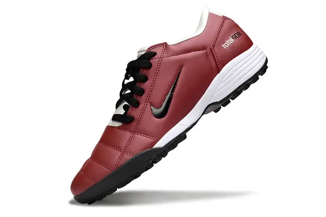 Nike Total 90 III Burgundy White Black Turf Soccer Shoes 7