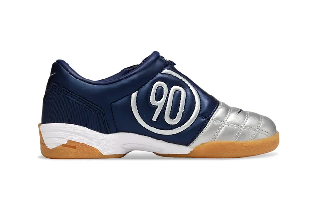 Nike Total 90 III Argent Marine Chaussures de football indoor 8