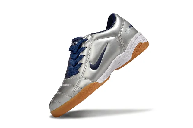 Nike Total 90 III Argent Marine Chaussures de football indoor 9