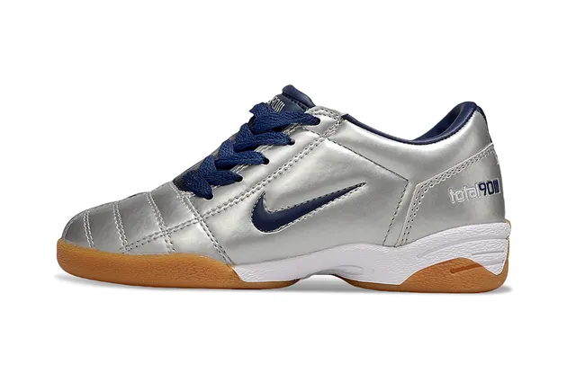 Nike Total 90 III Argent Marine Chaussures de football indoor 10