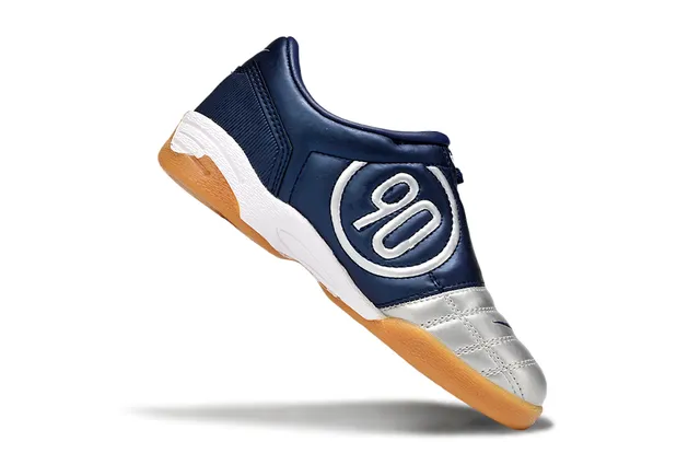 Nike Total 90 III Argent Marine Chaussures de football indoor 12