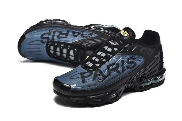Nike Tuned Air Black and Cyan Lifestyle Sneakers 10