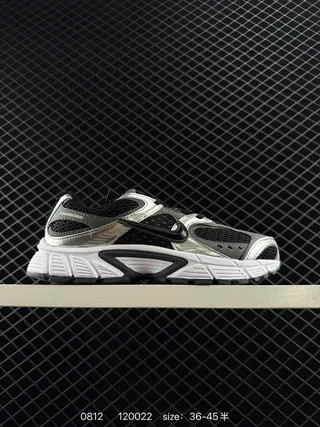 Nike V5 RNR Silver Black Retro Wave Cage Metallic Overlays Chunky Sneakers 2