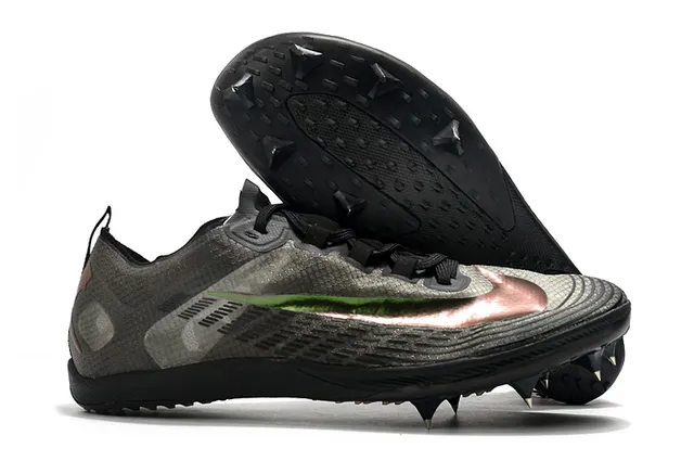 Nike Vaporweave Racing Spike Neon Yellow Blue Tênis de corrida 4