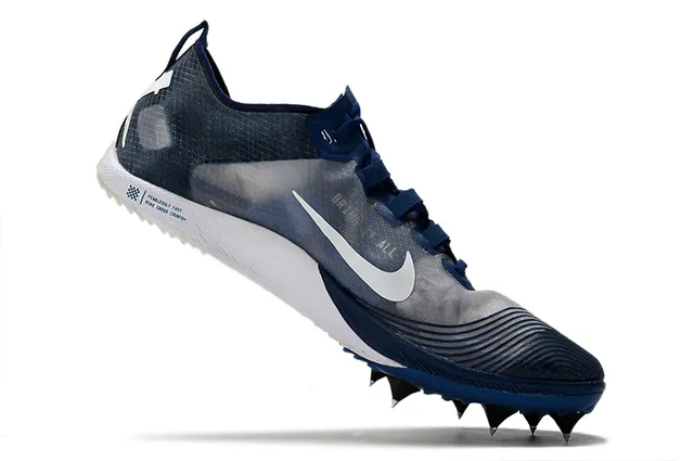 Nike Vaporweave Racing Spike Neon Yellow Blue Tênis de corrida 14