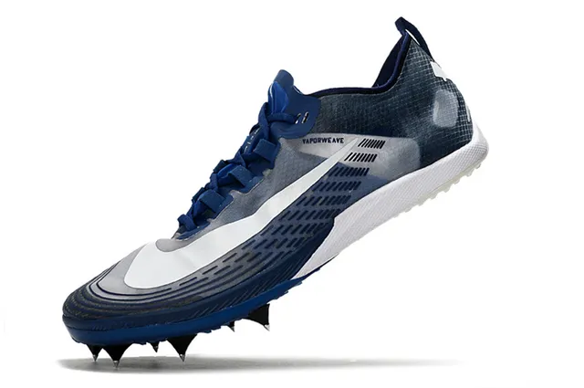 Nike Vaporweave Racing Spike Neon Yellow Blue Tênis de corrida 15