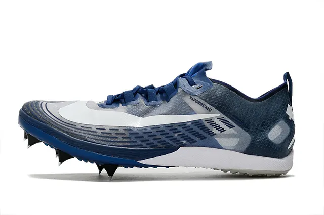 Nike Vaporweave Racing Spike Neon Yellow Blue Tênis de corrida 16