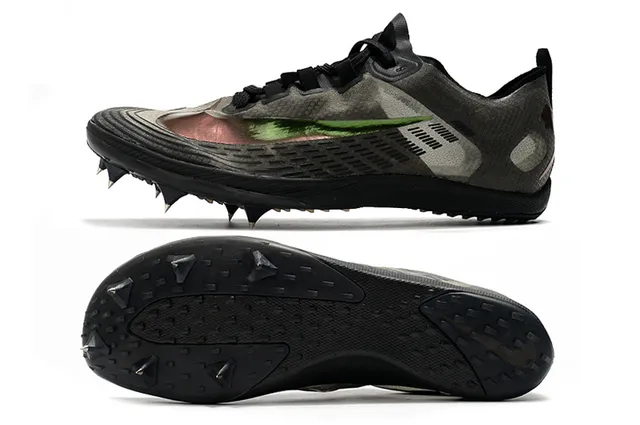 Nike Vaporweave Racing Spike Neon Yellow Blue Tênis de corrida 19