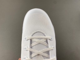 Nike White and Purple Swoosh Basketball Shoes 5