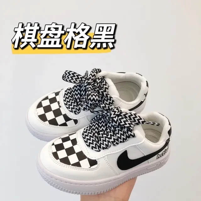 Nike White Black Laceless Velcro Strap Closure Lifestyle Sneakers 5